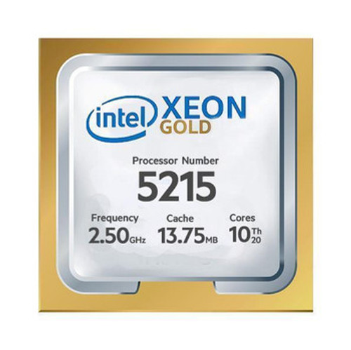 P11192-L21 | HPE | 2.50GHz 13.75MB Cache Intel Xeon Gold 5215 10-Core Processor Upgrade for DL180 Gen10