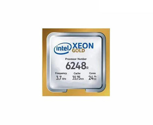 338-BWRS | Dell | Intel Xeon Gold 6248R 3.0GHz (4.0GHz Turbo 24C 10.4GT/s 3UPI 35.75MB Cache HT 205W) DDR4-2933
