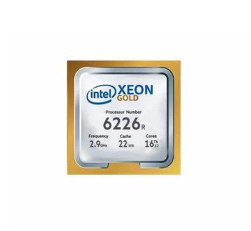 P23883-L21 | HPE | 2.90GHz 22MB Cache Socket LGA3647 Intel Xeon Gold 6226R 16-Core Processor Upgrade for DX1x0r Gen10 P23883-L21 | HPE | 2.90GHz 22MB Cache Socket LGA3647 Intel Xeon Gold 6226R 16-Core Processor Upgrade for DX1x0r Gen10