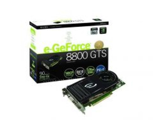 320-P2-N811-DX | Evga | Geforce 8800 Gts 320Mb 320-Bit Gddr3 Hdcp Ready Sli Support Pci Express X16 Video Graphics Card 320-P2-N811-DX | Evga | Geforce 8800 Gts 320Mb 320-Bit Gddr3 Hdcp Ready Sli Support Pci Express X16 Video Graphics Card