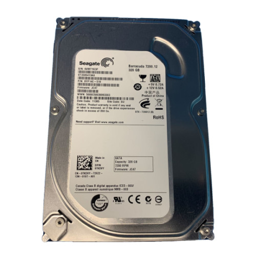 TKDVY | Dell | 320GB 7200RPM SATA 6GB/s 16MB Cache 3.5-inch Hard Drive TKDVY | Dell | 320GB 7200RPM SATA 6GB/s 16MB Cache 3.5-inch Hard Drive