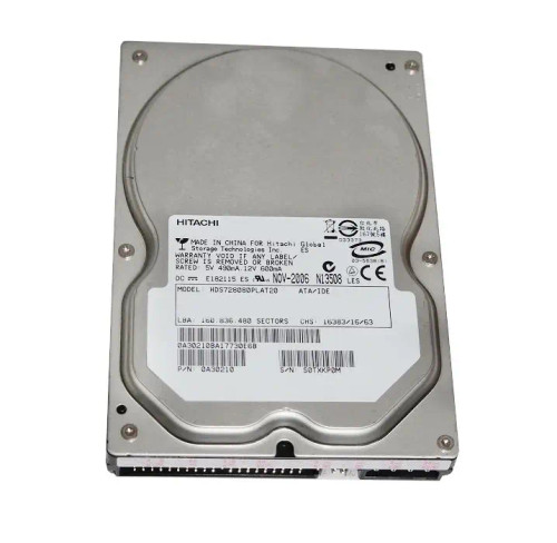 0A34122 | Hitachi | 160GB 7200RPM ATA-133 8MB Cache 3.5-inch Hard Drive