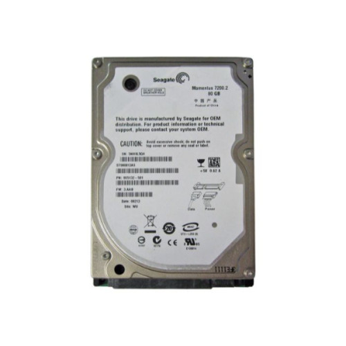 ST980813AS | Seagate | 80GB 7200RPM SATA 8MB Cache 2.5-inch Hard Drive ST980813AS | Seagate | 80GB 7200RPM SATA 8MB Cache 2.5-inch Hard Drive