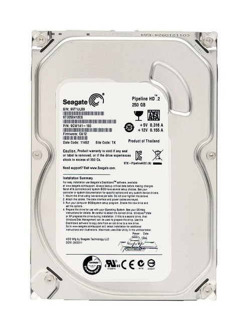 9GW141-160 | Seagate | 250GB 5900RPM SATA 3GB/s 3.5-inch Hard Drive