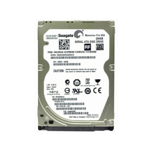 ST250LT014 | Seagate | Momentus Thin 250GB 7200RPM SATA 3GB/s 16MB Cache 2.5-inch Hard Drive