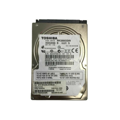 MK3263GSXN | Toshiba | 320GB 5400RPM SATA 3GB/s 8MB Cache 2.5-inch Hard Drive MK3263GSXN | Toshiba | 320GB 5400RPM SATA 3GB/s 8MB Cache 2.5-inch Hard Drive