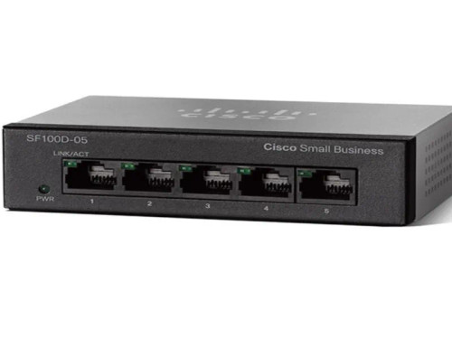 SF100D-05 | Cisco | 5-Port 5 x 10/100Base-TX Unmanaged Desktop Switch