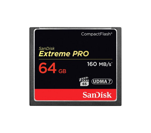 SDCFXPS-064G-A91 | SanDisk | 64GB Extreme Pro 160Mb/s CompactFlash Memory Card