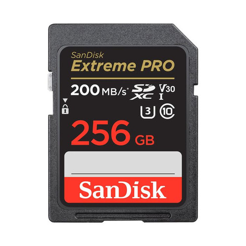 SDSDXXD-256G-ANCIN | SanDisk | 256GB Extreme Pro SDHC and SDXC UHS-I Flash Memory Card