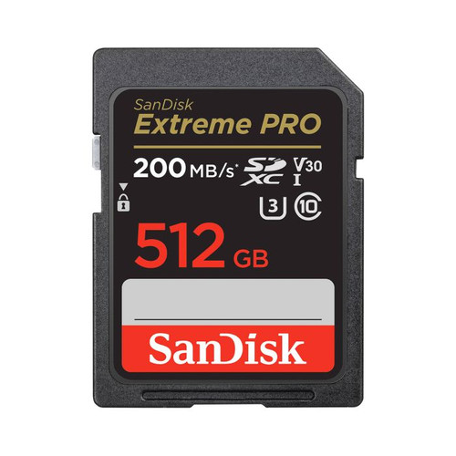 SDSDXXD-512G-GN4IN | SanDisk | 512GB Extreme Pro SDHC and SDXC UHS-I Flash Memory Card