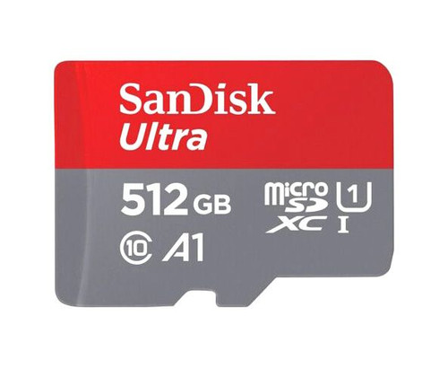SDSQUA4-512G-AN6MA | SanDisk | 512GB Ultra microSD Memory Card with SD Adapter SDSQUA4-512G-AN6MA | SanDisk | 512GB Ultra microSD Memory Card with SD Adapter
