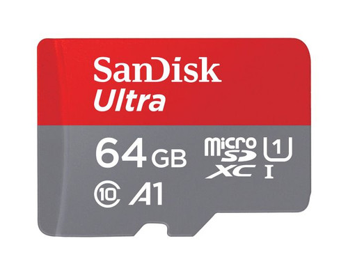 SDSQUAB-064G-AWDKA | SanDisk | 64GB Ultra microSD Memory Card with SD Adapter
