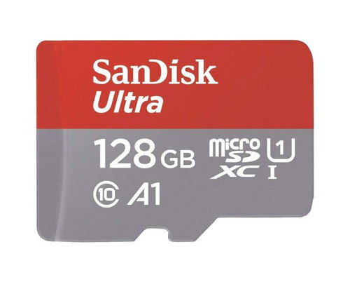 SDSQUAB-128G-GN6MN | SanDisk | 128GB Ultra microSD Memory Card with SD Adapter