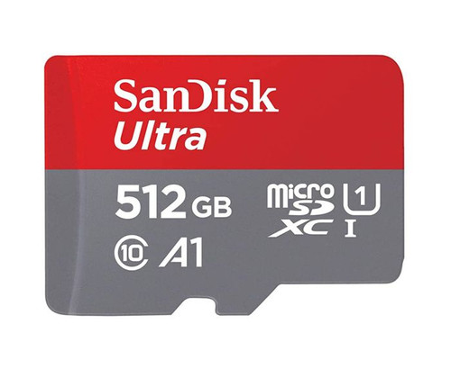 SDSQUAC-512G-GN6MN | SanDisk | 512GB Ultra microSD Memory Card with SD Adapter
