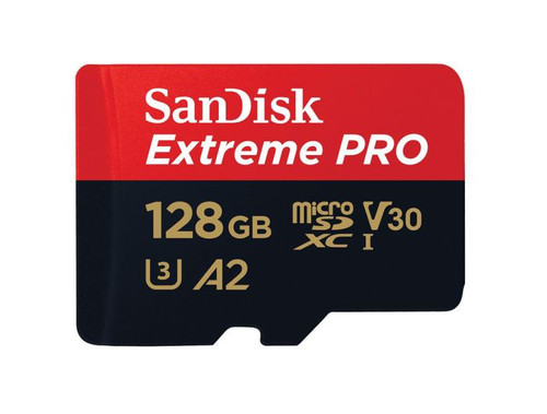 SDSQXCY-128G-GN6MA | SanDisk | 128GB Extreme Pro microSDXC UHS-I Memory Card with Adapter