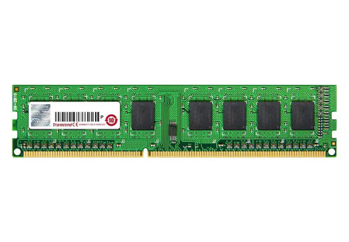 JM1333KLN-2G | Transcend | 2GB DDR3-1333MHz PC3-10600 non-ECC Unbuffered CL9 240-Pin DIMM Dual Rank Memory Module