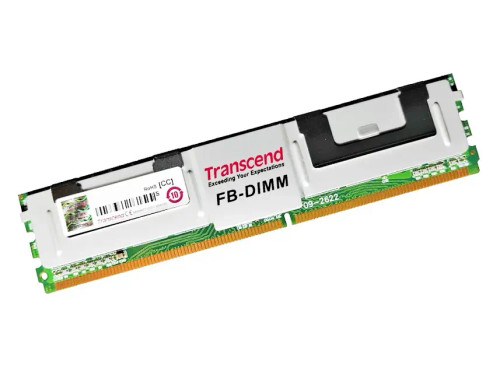 AVF6428U52E56674ELG | Transcend | 1GB DDR2-667MHz PC2-5300 ECC Fully Buffered CL5 240-Pin DIMM Dual Rank Memory Module