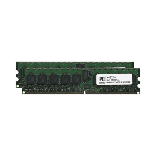 X4225A | Sun | 2GB Kit (1GB x 2) DDR2-667MHz PC2-5300 ECC Registered CL5 240-Pin DIMM Memory