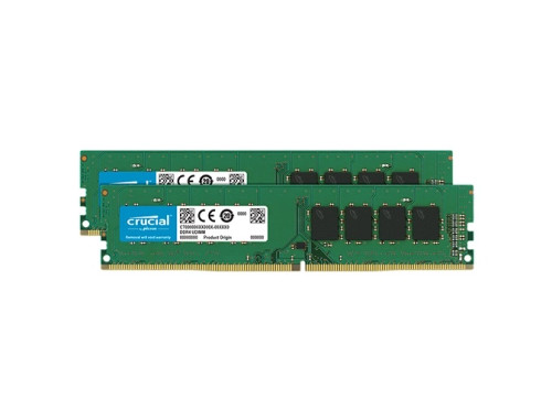 CT2K16G4DFD8266 | Crucial Technology | Crucial 32GB Kit (16GB x 2) DDR4-2666MHz PC4-21300 non ECC Unbuffered CL19 288-Pin DIMM 1.2V Dual Rank Memory
