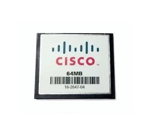 16-2647-04 | Cisco | 64MB Flash Memory Card for 2800 Series