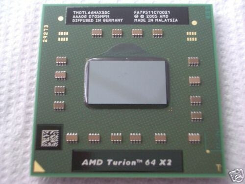 TMDTL52HAX5CT | AMD | Turion 64 X2 Dual-Core Mobile Technology TL-52 processor 1.6 GHz 1 MB L2