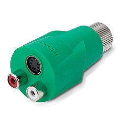 AV360-CSS11-ADR | Belkin | AV360 S-Video Adapter Green