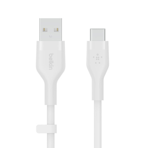CAB008BT2MWH | Belkin | BOOST↑CHARGE Flex USB cable 78.7" (2 m) USB 2.0 USB C White CAB008BT2MWH | Belkin | BOOST↑CHARGE Flex USB cable 78.7" (2 m) USB 2.0 USB C White