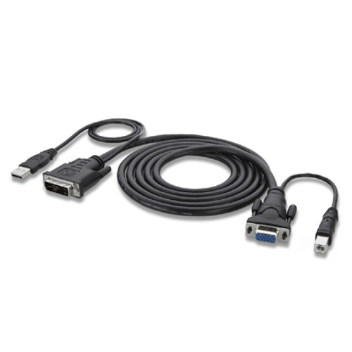 F1D9007B10 | Belkin | video cable adapter 120" (3.05 m) VGA (D-Sub) + USB Black F1D9007B10 | Belkin | video cable adapter 120" (3.05 m) VGA (D-Sub) + USB Black