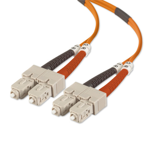 A2F40277-30 | Belkin | Fiber Optic Duplex Cable - 30ft - 2 x SC, 2 x SC networking cable Orange 359.8" (9.14 m)
