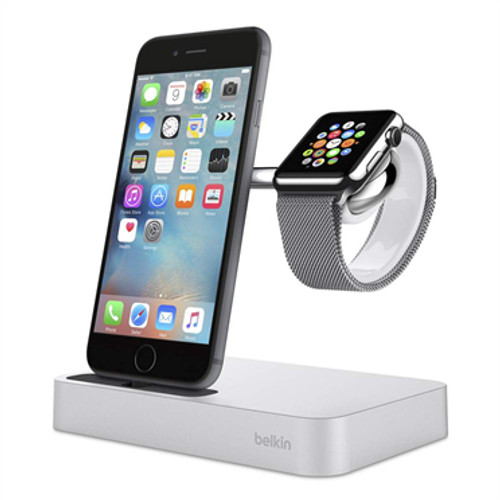 F8J183TTSLV-APL | Belkin | Valet mobile device dock station Smartwatch/Smartphone Silver F8J183TTSLV-APL | Belkin | Valet mobile device dock station Smartwatch/Smartphone Silver
