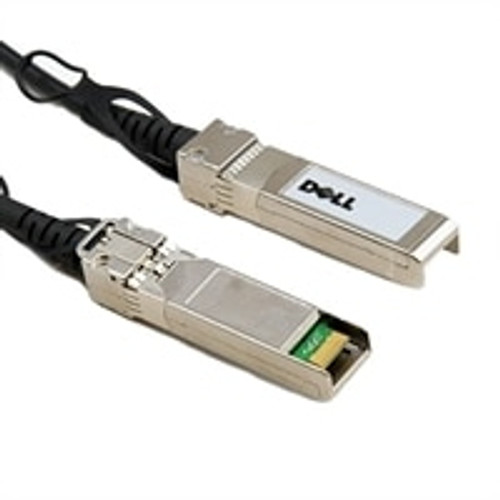 470-ABQE | DELL | fiber optic cable 118.1" (3 m) QSFP28 Black, Stainless steel
