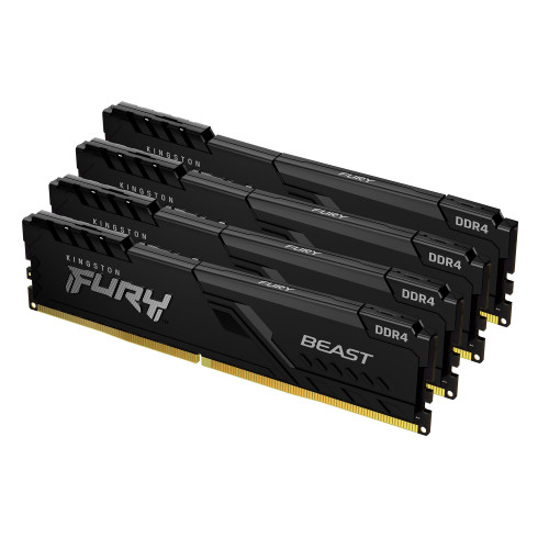 KF432C16BBK4/128 | Kingston Technology | FURY Beast memory module 128 GB 4 x 32 GB DDR4 3200 MHz