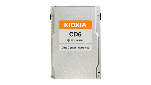 KCD6FLUL960G | KIOXIA | Kioxia CD6-R 2.5" 960 GB PCI Express 4.0 BiCS FLASH TLC NVMe