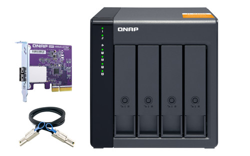 TL-D400S-US | QNAP | TL-D400S HDD/SSD enclosure Black 2.5/3.5" TL-D400S-US | QNAP | TL-D400S HDD/SSD enclosure Black 2.5/3.5"