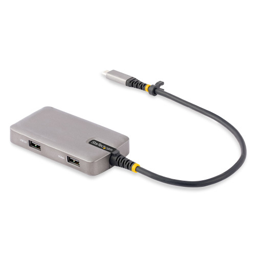 104B-USBC-MULTIPORT | StarTech.com | notebook dock/port replicator Wired USB 3.2 Gen 1 (3.1 Gen 1) Type-C Black, Silver