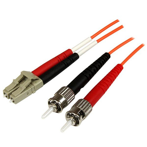 50FIBPLCST3 | StarTech.com | fiber optic cable 118.1" (3 m) LC ST OM2 Orange