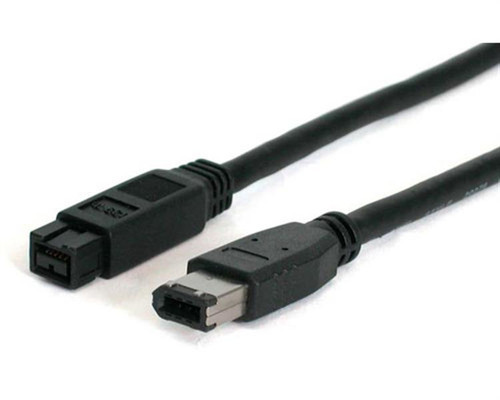 1394_96_6 | StarTech.com | 6 ft 1394b Firewire Cable 9-6 Pin M-M 70.9" (1.8 m) Black