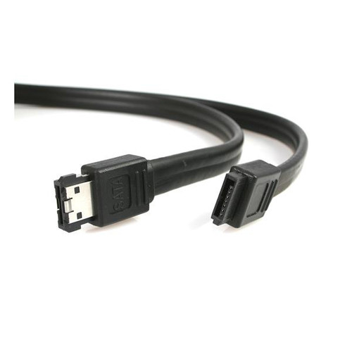 SATA2ESATA6 | StarTech.com | 6 Ft Shielded External eSATA to M/M SATA cable Black