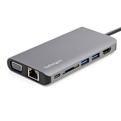 DKT30CHVAUSP | StarTech.com | notebook dock/port replicator Wired USB 3.2 Gen 1 (3.1 Gen 1) Type-C Black, Gray