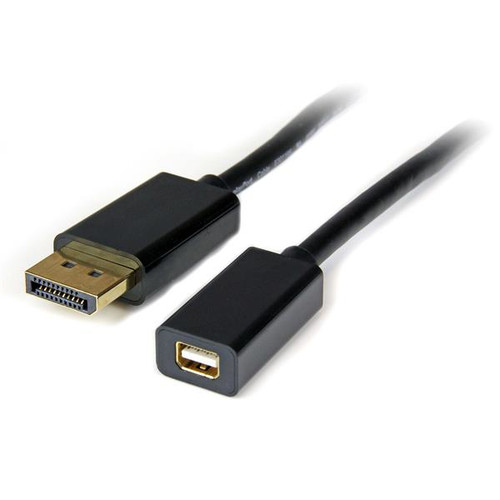 DP2MDPMF3 | StarTech.com | DisplayPort cable 35.4" (0.9 m) mini DisplayPort Black