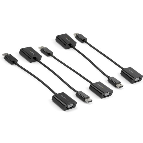DP2VGA3X5 | StarTech.com | video cable adapter 3.94" (0.1 m) DisplayPort VGA (D-Sub) Black