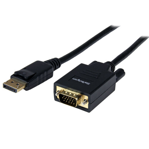 DP2VGAMM6 | StarTech.com | video cable adapter 70.9" (1.8 m) Displayport VGA (D-Sub) Black