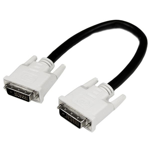 DVIDDMM1 | StarTech.com | DVI cable 11.8" (0.3 m) DVI-D Black DVIDDMM1 | StarTech.com | DVI cable 11.8" (0.3 m) DVI-D Black
