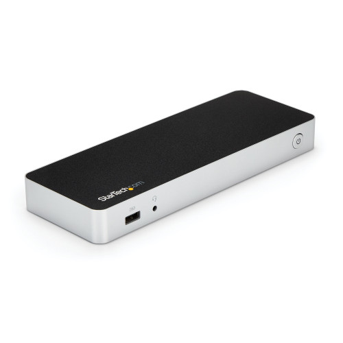MST30C2HHPD | StarTech.com | notebook dock/port replicator Wired USB 3.2 Gen 1 (3.1 Gen 1) Type-C Black, Silver