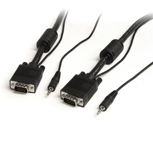 MXTHQMM35A | StarTech.com | video cable adapter 420.1" (10.7 m) VGA (D-Sub) + 3.5mm Black MXTHQMM35A | StarTech.com | video cable adapter 420.1" (10.7 m) VGA (D-Sub) + 3.5mm Black