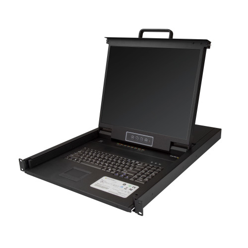 RKCONS1908K | StarTech.com | rack console 19" 1280 x 1024 pixels Steel Black 1U
