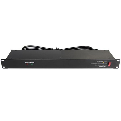 RKPW081915 | StarTech.com | power distribution unit (PDU) 8 AC outlet(s) 1U Black