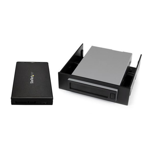 S251BU31REM | StarTech.com | drive bay panel 3.5" Storage drive tray Black