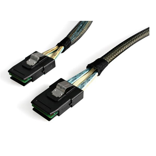 SAS8787100 | StarTech.com | SCSI cable Black External 39.4" (1 m) SFF-8087