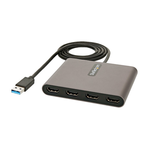 USB32HD4 | StarTech.com | USB graphics adapter 1920 x 1080 pixels Gray